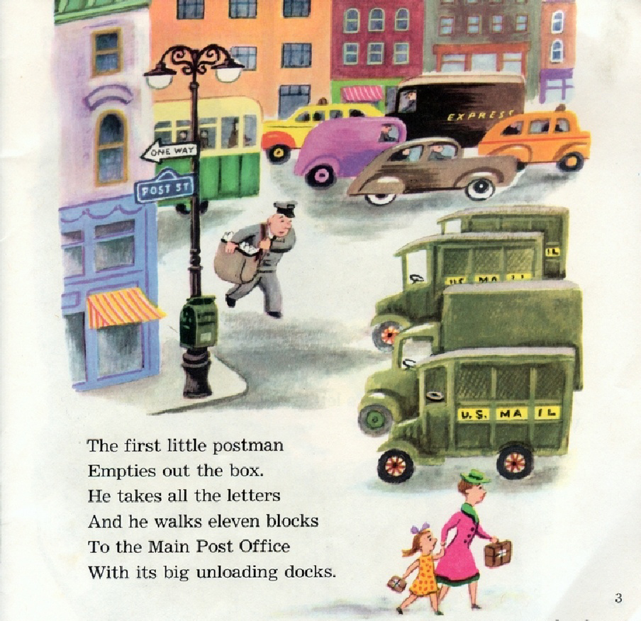 Seven Little Postmen (05),绘本,绘本故事,绘本阅读,故事书,童书,图画书,课外阅读